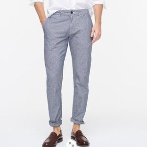JCrew 484 Slim-fit stretch chinos Chambray Blue W32 L30